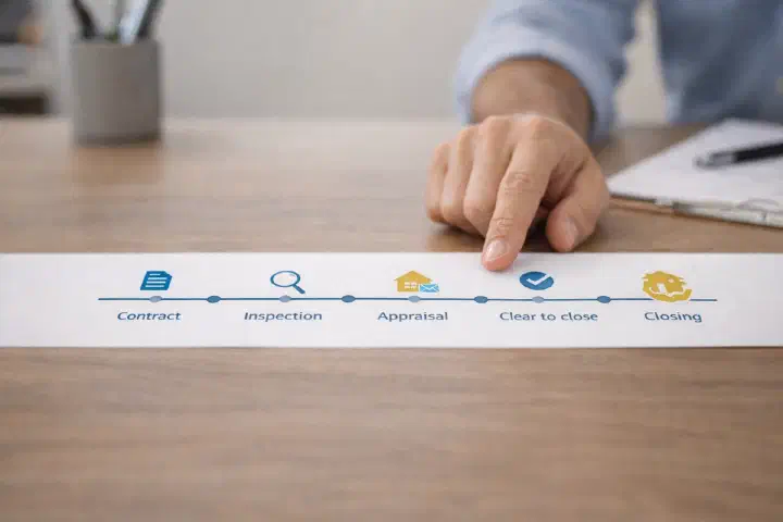 Real Estate Transaction Timeline: Contract to Closing, Step by Step